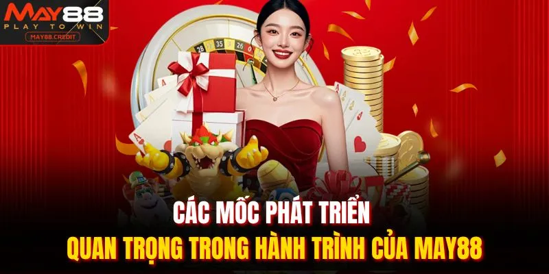 Các mốc phát triển quan trọng trong hành trình của May88
