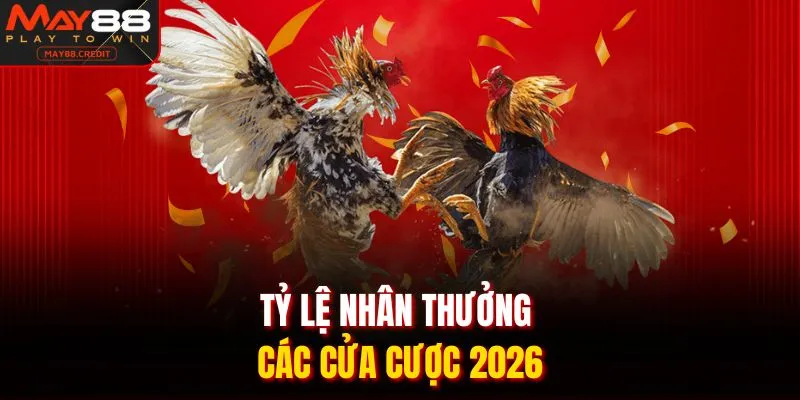 Tỷ lệ nhân thưởng các cửa cược 2026